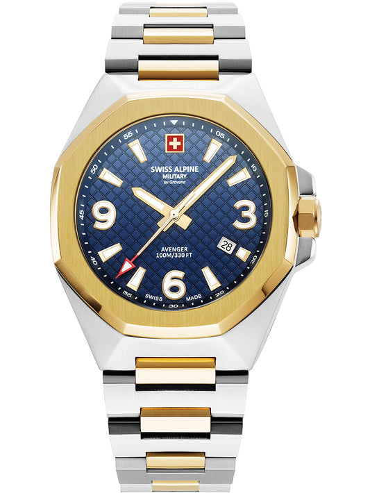 SWISS ALPINE MILITARY 7005-1145 Analoguhr Armbanduhr 46 mm