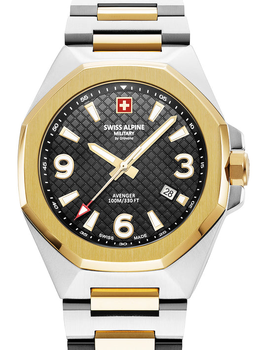 SWISS ALPINE MILITARY 7005-1147 Analoguhr Armbanduhr 46 mm