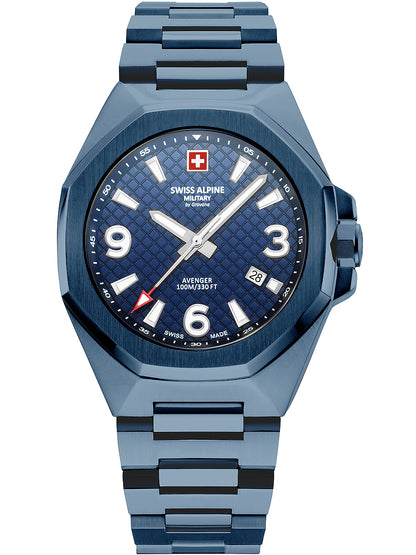 SWISS ALPINE MILITARY 7005-1195 Analoguhr Armbanduhr 46 mm