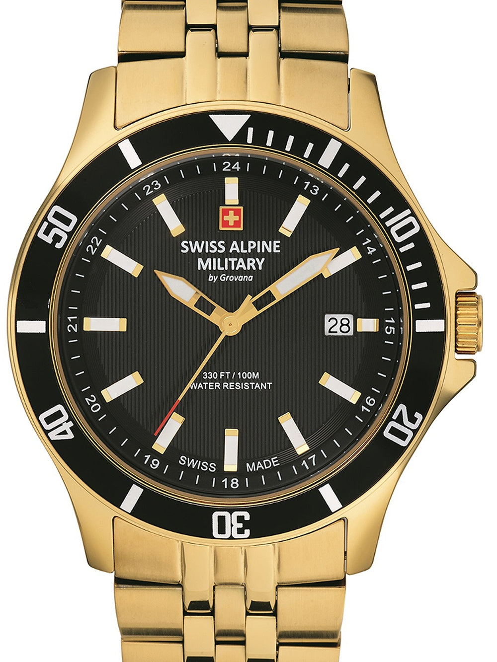 SWISS ALPINE MILITARY 7022-1117 Analoguhr Armbanduhr 46 mm ansicht-3