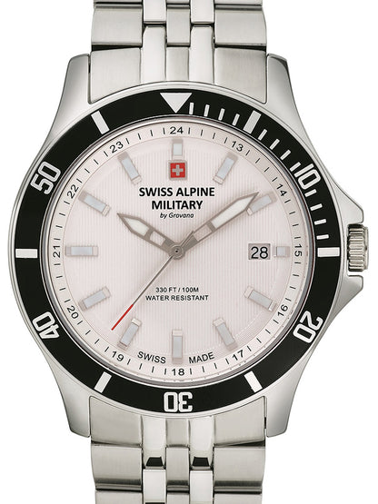 SWISS ALPINE MILITARY 7022-1132 Analoguhr Armbanduhr 46 mm ansicht-3