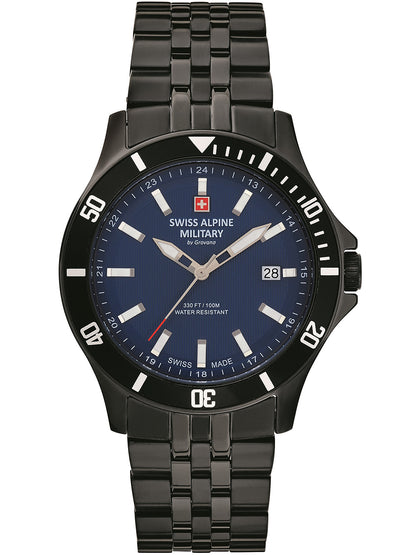 SWISS ALPINE MILITARY 7022-1175 Analoguhr Armbanduhr 46 mm