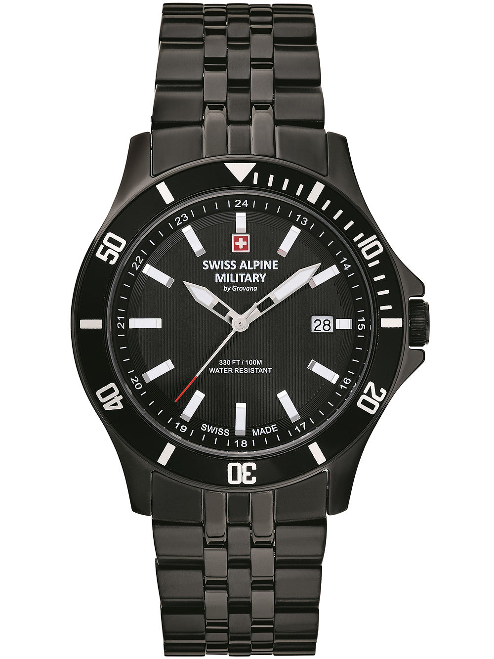 SWISS ALPINE MILITARY 7022-1177 Analoguhr Armbanduhr 46 mm