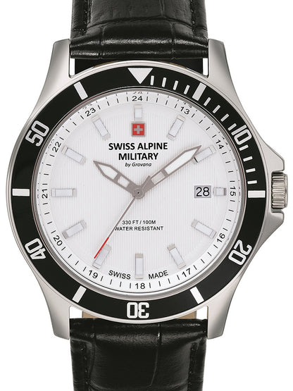 SWISS ALPINE MILITARY 7022-1532 Analoguhr Armbanduhr 46 mm ansicht-3