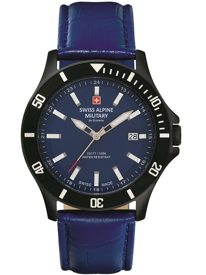SWISS ALPINE MILITARY 7022-1575 Analoguhr Armbanduhr 46 mm