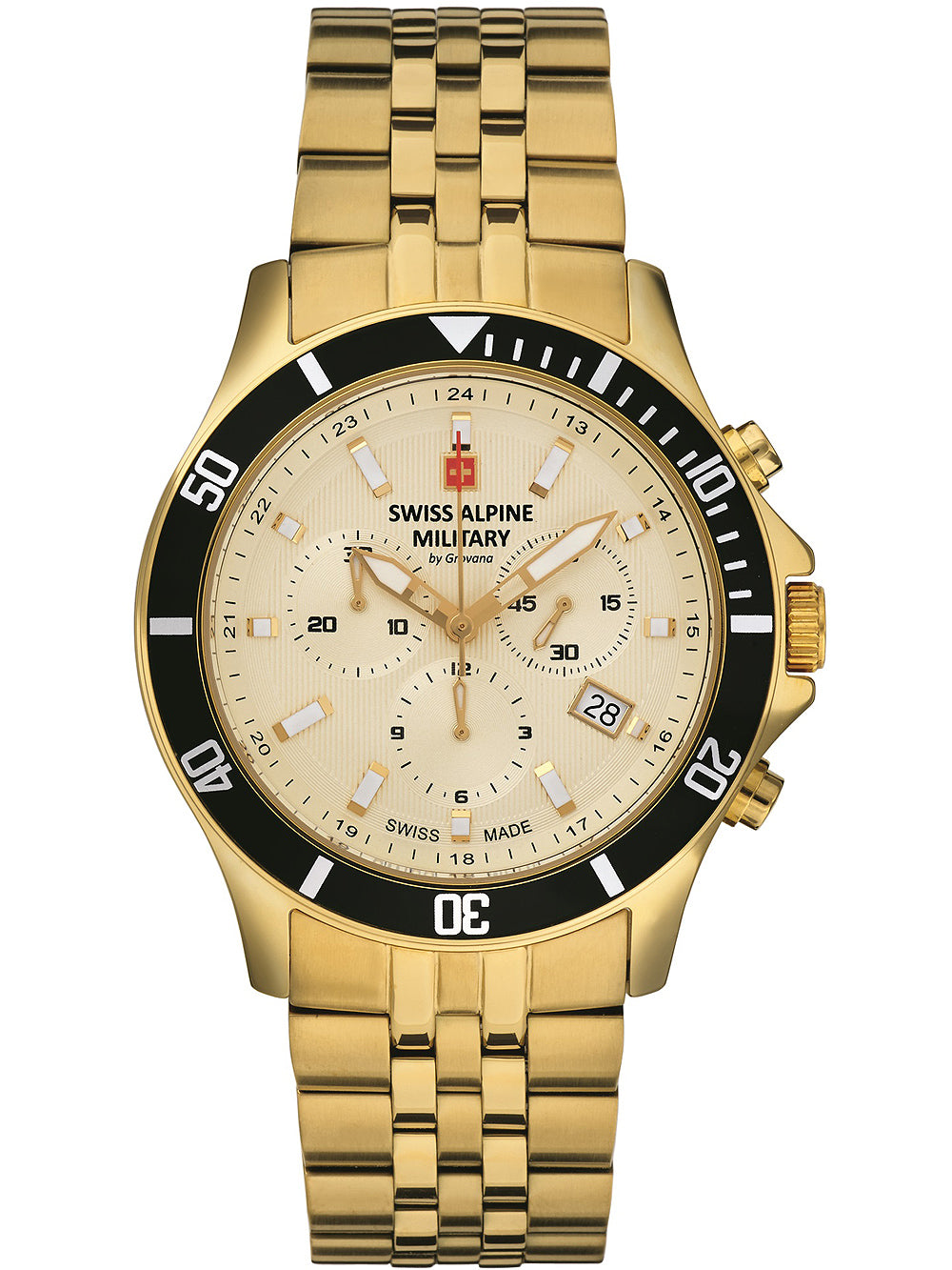 SWISS ALPINE MILITARY 7022-9111 Chronograph Armbanduhr 46 mm