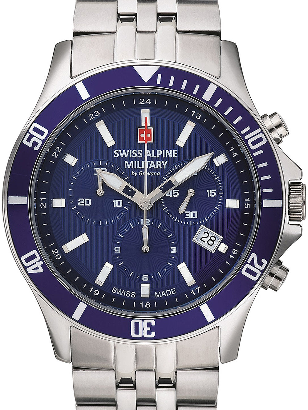 SWISS ALPINE MILITARY 7022-9135 Chronograph Armbanduhr 46 mm ansicht-3