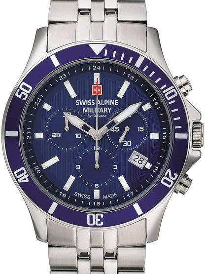 SWISS ALPINE MILITARY 7022-9135 Chronograph Armbanduhr 46 mm ansicht-3