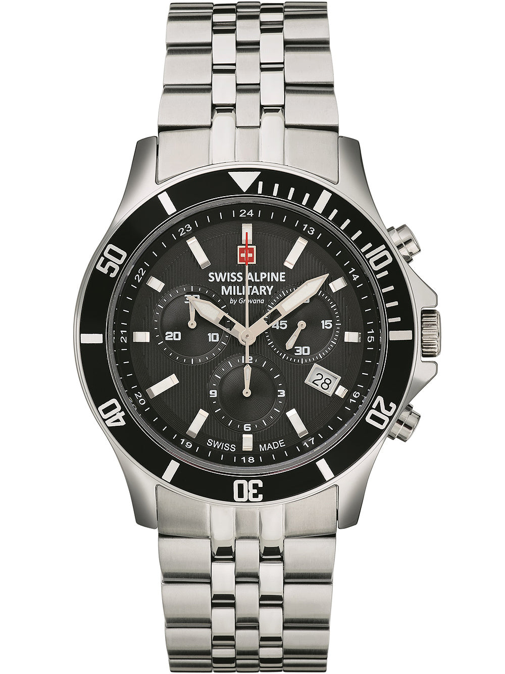SWISS ALPINE MILITARY 7022-9137 Chronograph Armbanduhr 46 mm