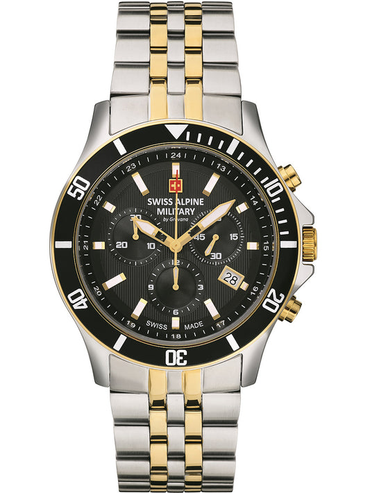 SWISS ALPINE MILITARY 7022-9147 Chronograph Armbanduhr 46 mm
