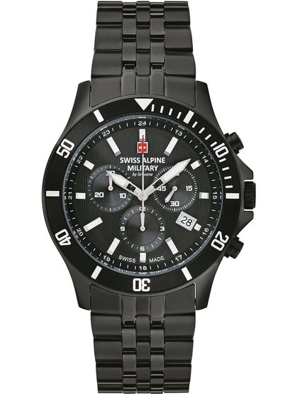 SWISS ALPINE MILITARY 7022-9177 Chronograph Armbanduhr 46 mm