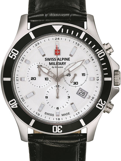 SWISS ALPINE MILITARY 7022-9532 Chronograph Armbanduhr 46 mm ansicht-3