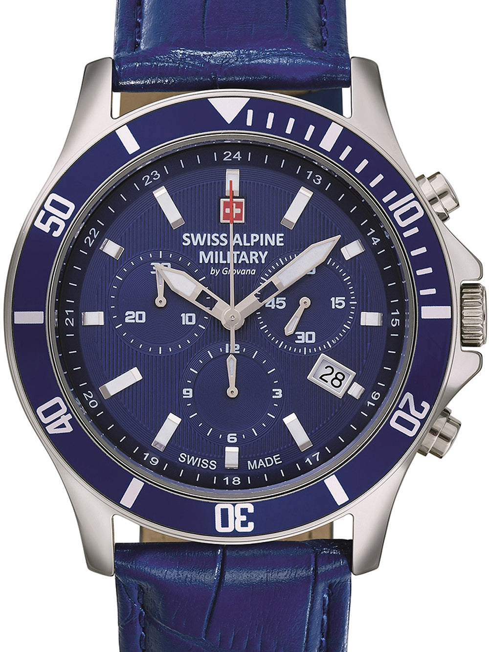 SWISS ALPINE MILITARY 7022-9535 Chronograph Armbanduhr 46 mm ansicht-3