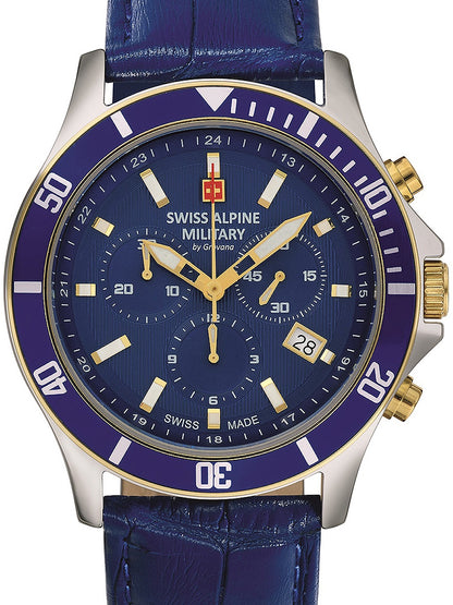 SWISS ALPINE MILITARY 7022-9545 Chronograph Armbanduhr 46 mm ansicht-3