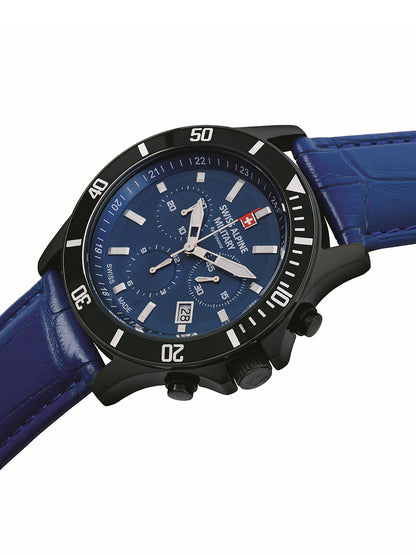 SWISS ALPINE MILITARY 7022-9575 Chronograph Armbanduhr 41 mm ansicht-2