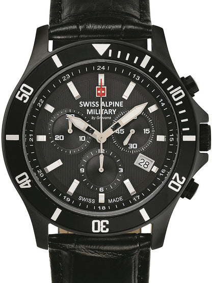 SWISS ALPINE MILITARY 7022-9577 Chronograph Armbanduhr 46 mm ansicht-3
