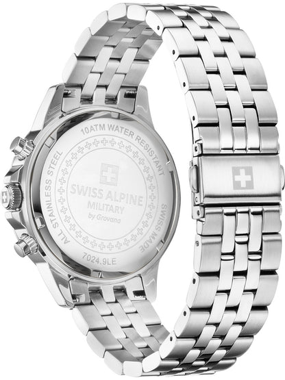 SWISS ALPINE MILITARY 7024-9134 Chronograph Armbanduhr 46 mm ansicht-2