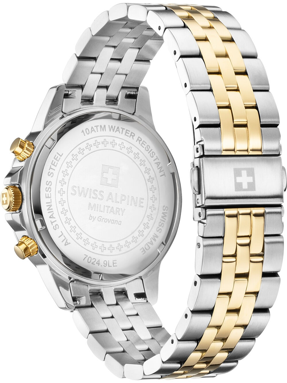 SWISS ALPINE MILITARY 7024-9145 Chronograph Armbanduhr 46 mm ansicht-2