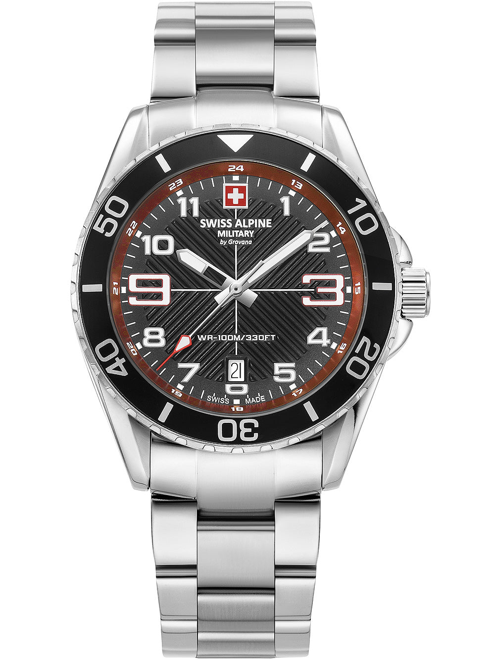 SWISS ALPINE MILITARY 7029-1136 Analoguhr Armbanduhr 46 mm