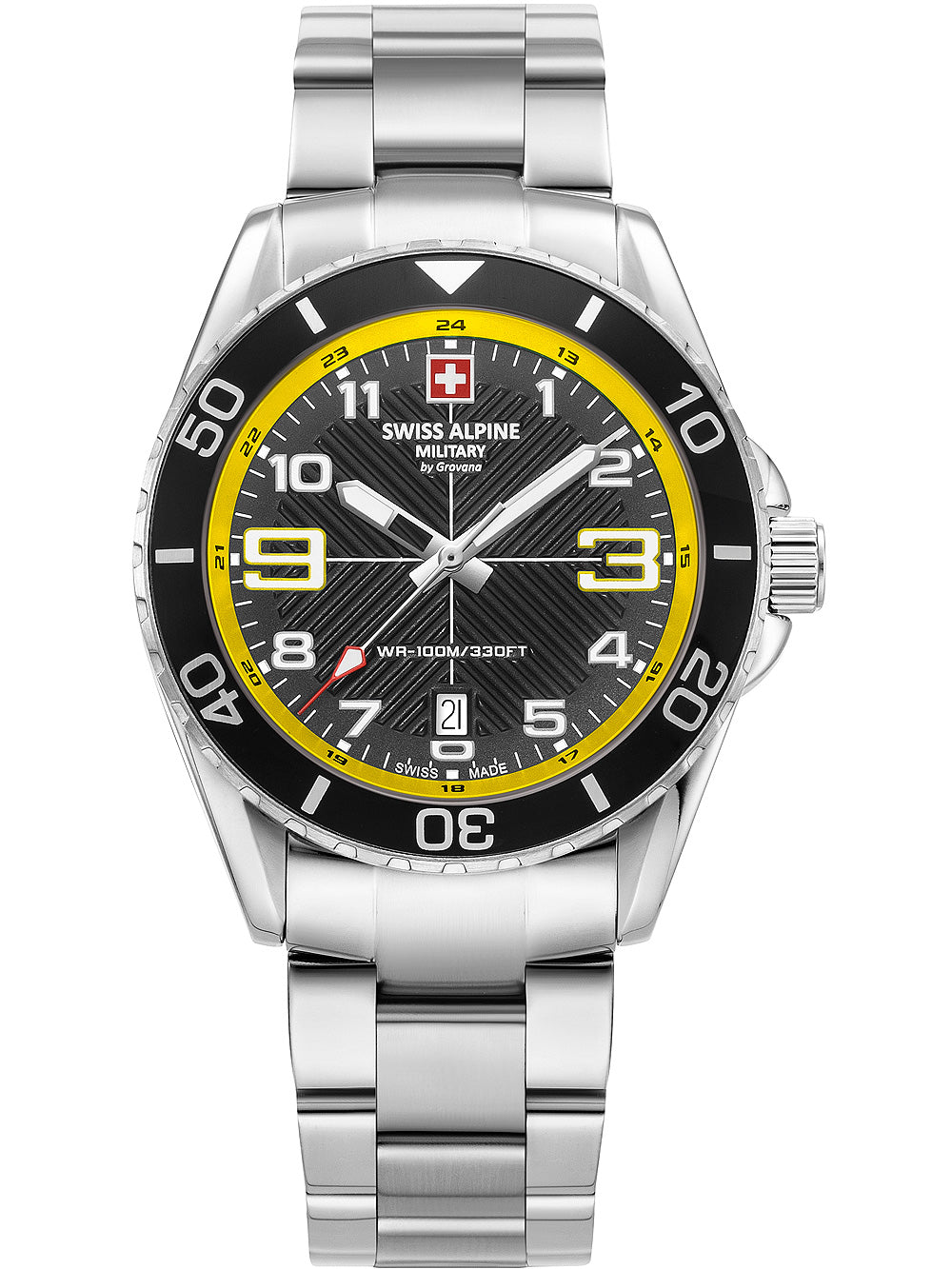 SWISS ALPINE MILITARY 7029-1138 Analoguhr Armbanduhr 46 mm