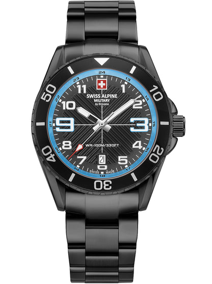 SWISS ALPINE MILITARY 7029-1171 Analoguhr Armbanduhr 46 mm