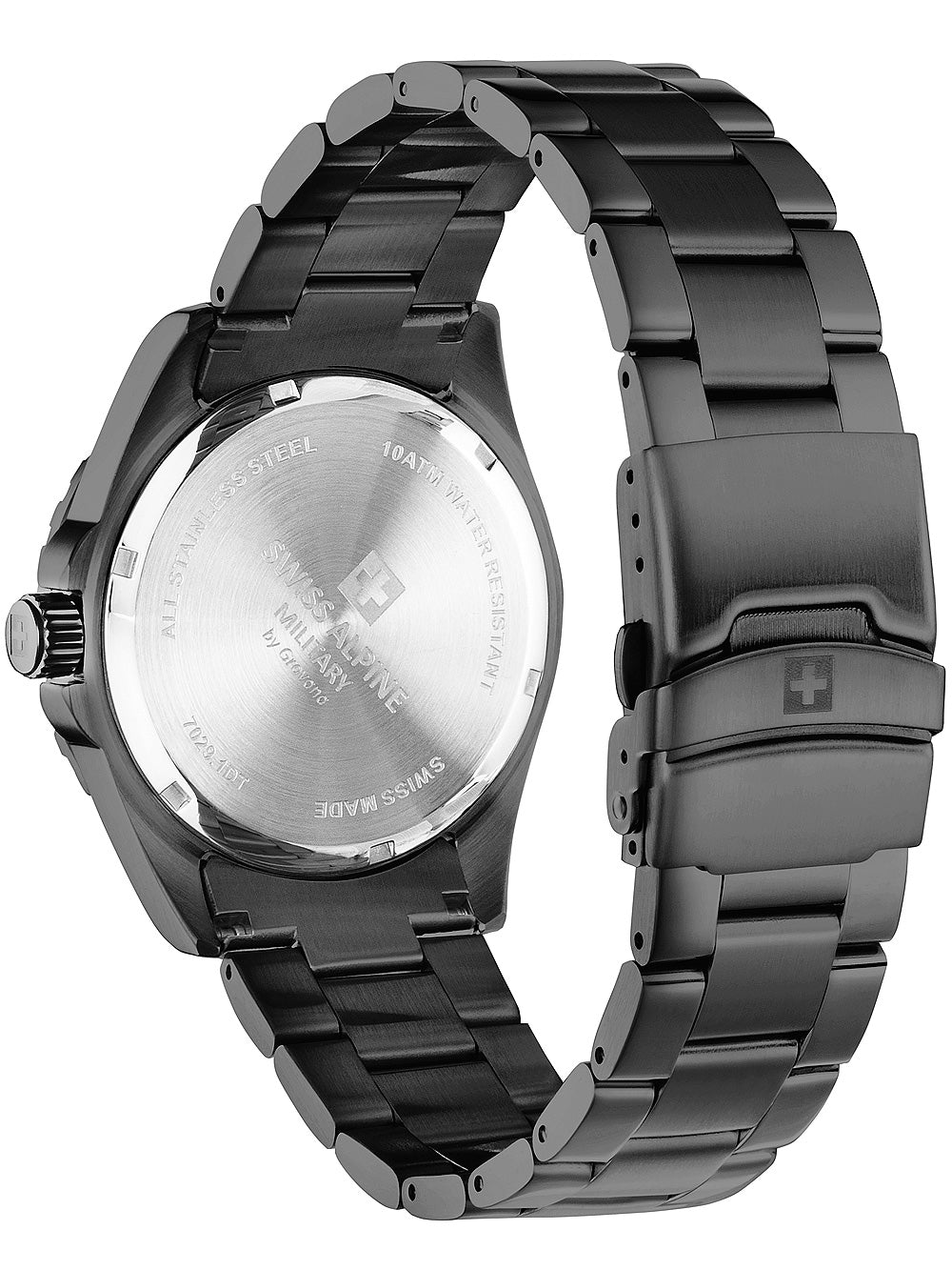 SWISS ALPINE MILITARY 7029-1179 Analoguhr Armbanduhr 46 mm ansicht-3