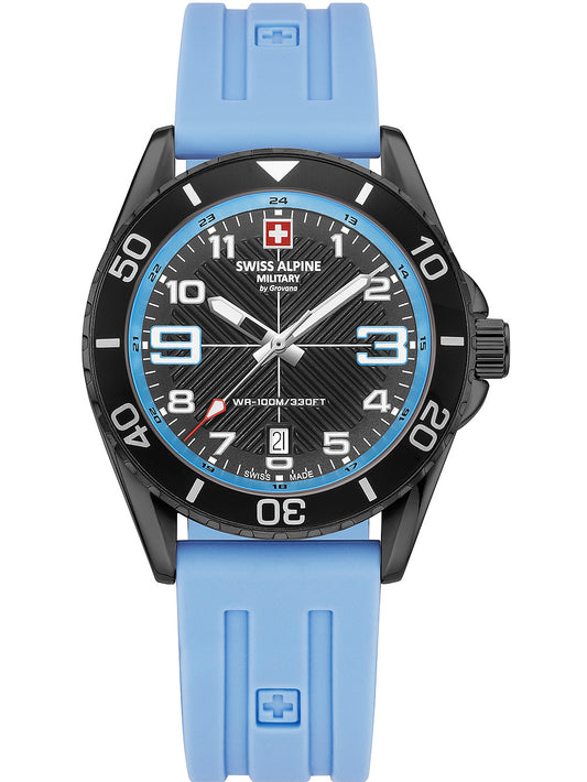 SWISS ALPINE MILITARY 7029-1871 Analoguhr Armbanduhr 46 mm