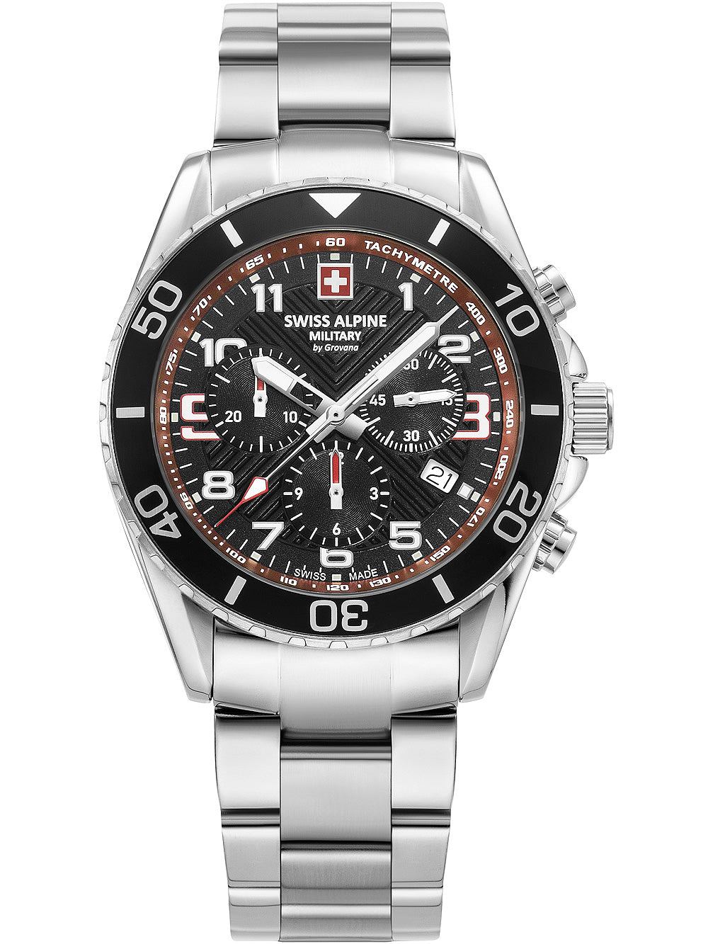 SWISS ALPINE MILITARY 7029-9136 Chronograph Armbanduhr 46 mm