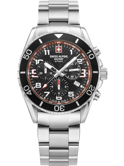 SWISS ALPINE MILITARY 7029-9136 Chronograph Armbanduhr 46 mm
