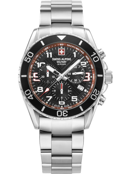 SWISS ALPINE MILITARY 7029-9136 Chronograph Armbanduhr 46 mm