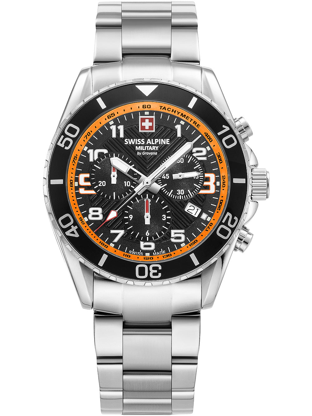 SWISS ALPINE MILITARY 7029-9139 Chronograph Armbanduhr 46 mm
