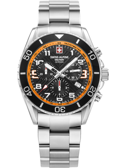SWISS ALPINE MILITARY 7029-9139 Chronograph Armbanduhr 46 mm