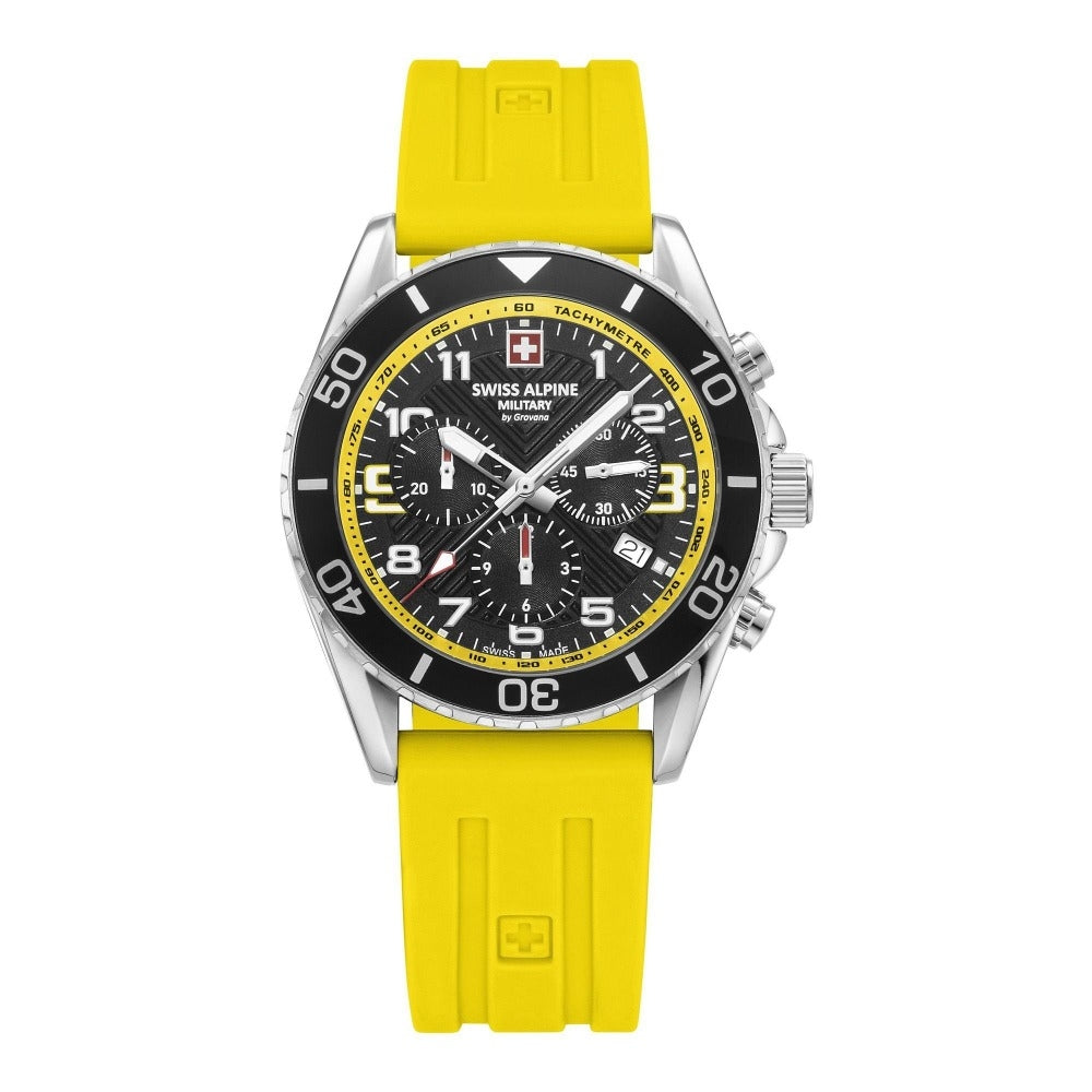 SWISS ALPINE MILITARY 7029-9838 Chronograph Armbanduhr 46 mm ansicht-3