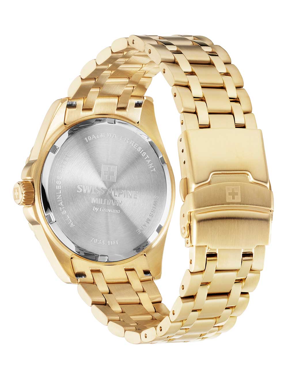 SWISS ALPINE MILITARY 7034-1117 Analoguhr Armbanduhr 46 mm ansicht-3