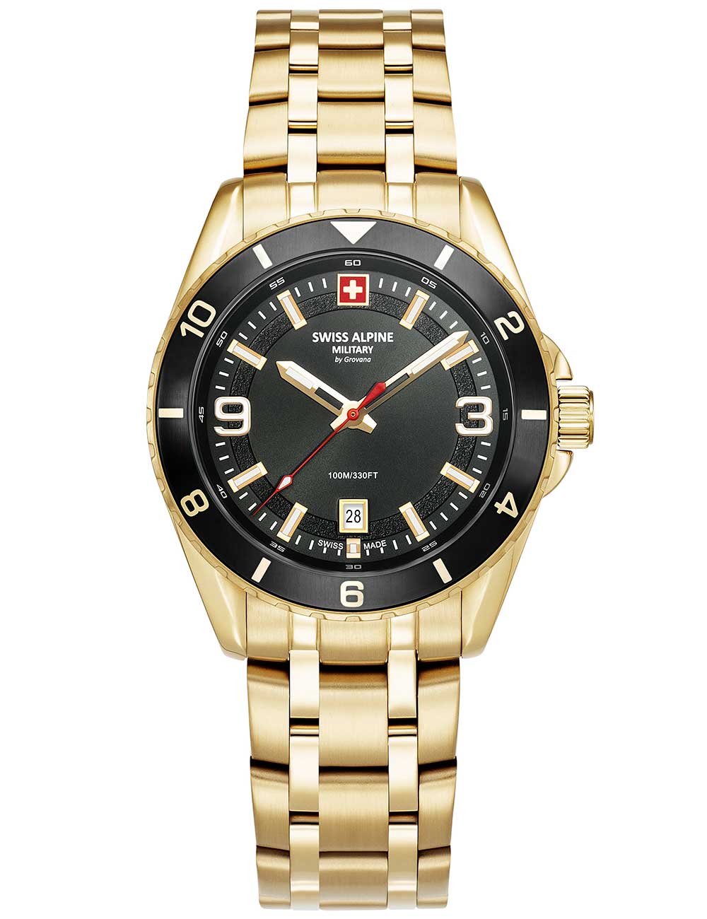 SWISS ALPINE MILITARY 7034-1117 Analoguhr Armbanduhr 46 mm
