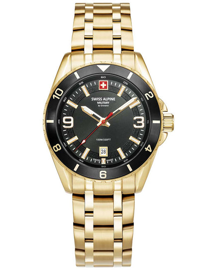 SWISS ALPINE MILITARY 7034-1117 Analoguhr Armbanduhr 46 mm