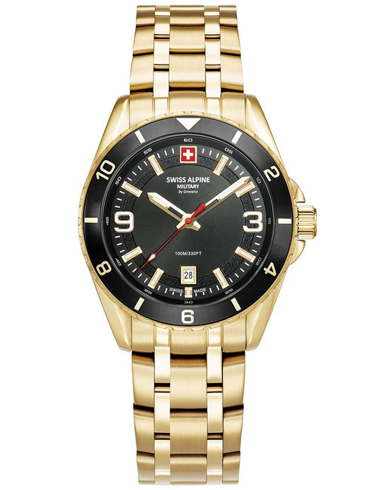 SWISS ALPINE MILITARY 7034-1117 Analoguhr Armbanduhr 46 mm