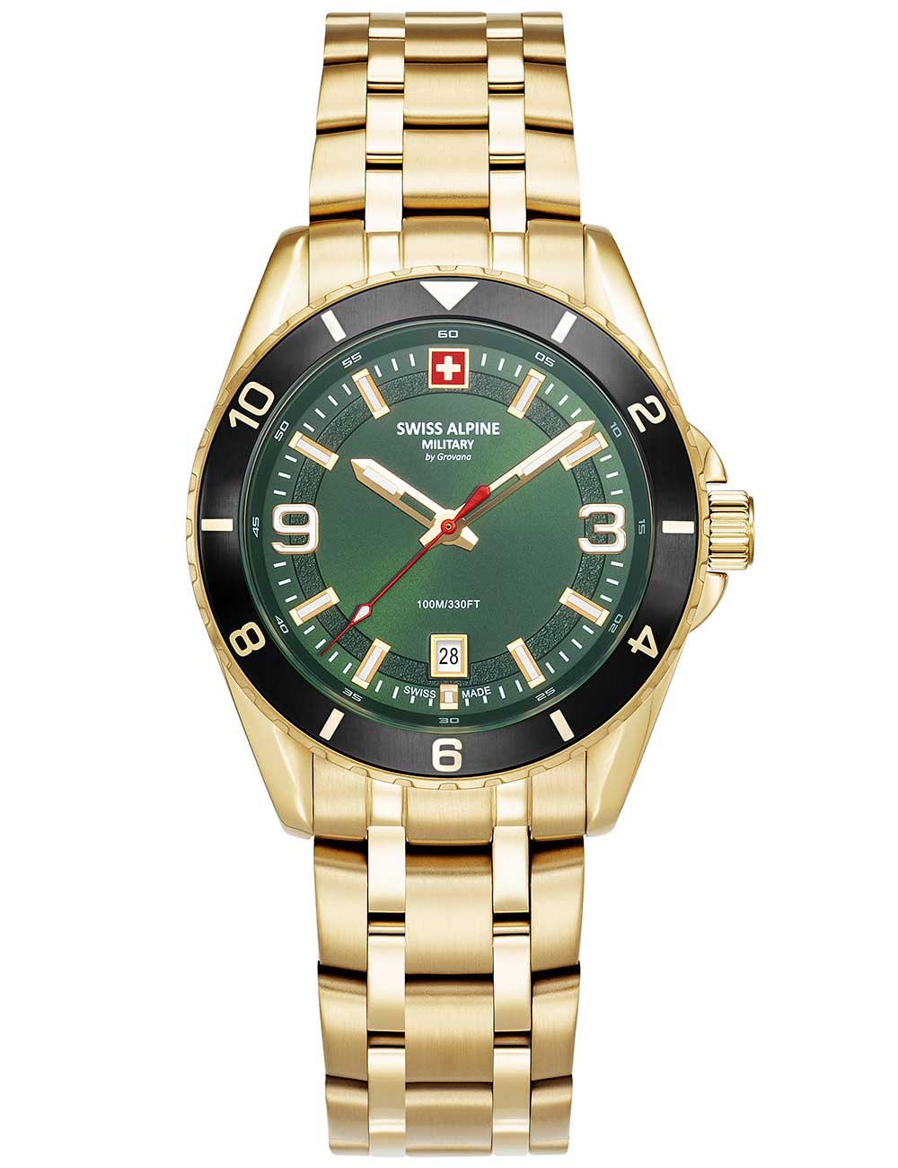 SWISS ALPINE MILITARY 7034-1118 Analoguhr Armbanduhr 46 mm