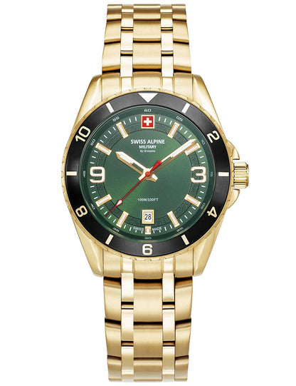 SWISS ALPINE MILITARY 7034-1118 Analoguhr Armbanduhr 46 mm
