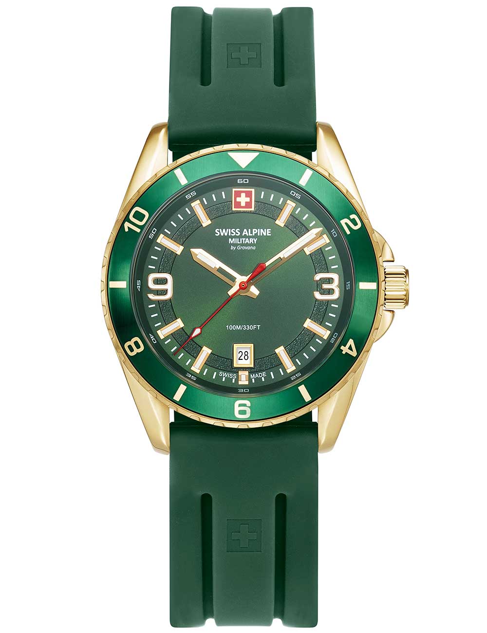 SWISS ALPINE MILITARY 7034-1814 Analoguhr Armbanduhr 36 mm