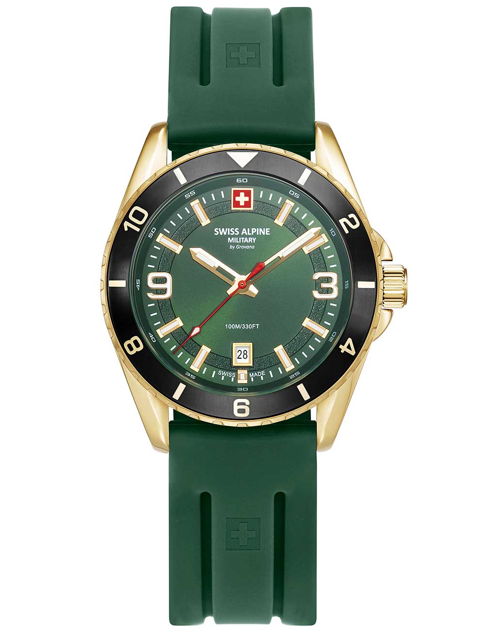 SWISS ALPINE MILITARY 7034-1818 Analoguhr Armbanduhr 46 mm