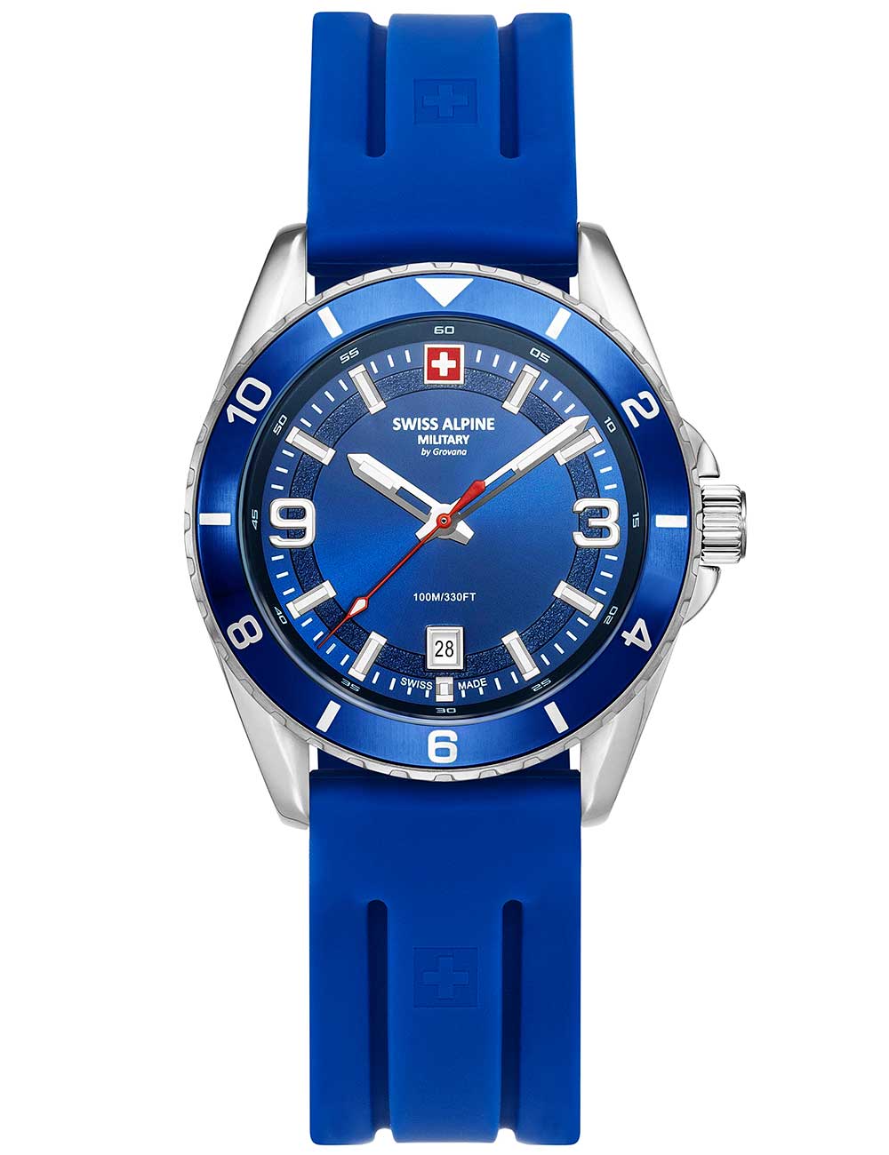 SWISS ALPINE MILITARY 7034-1835 Analoguhr Armbanduhr 43 mm