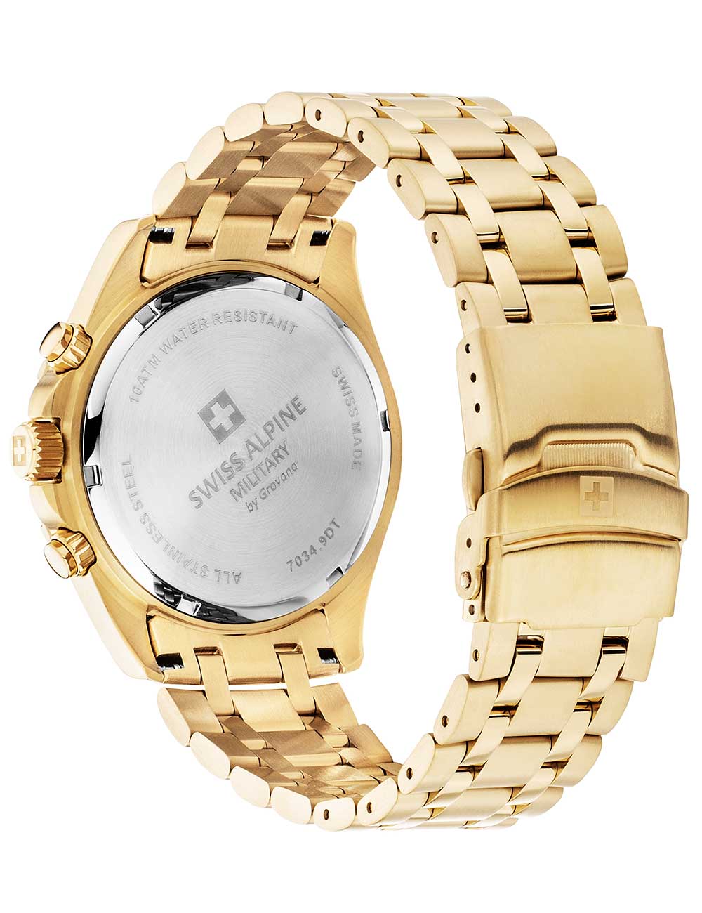SWISS ALPINE MILITARY 7034-9118 Chronograph Armbanduhr 46 mm ansicht-2