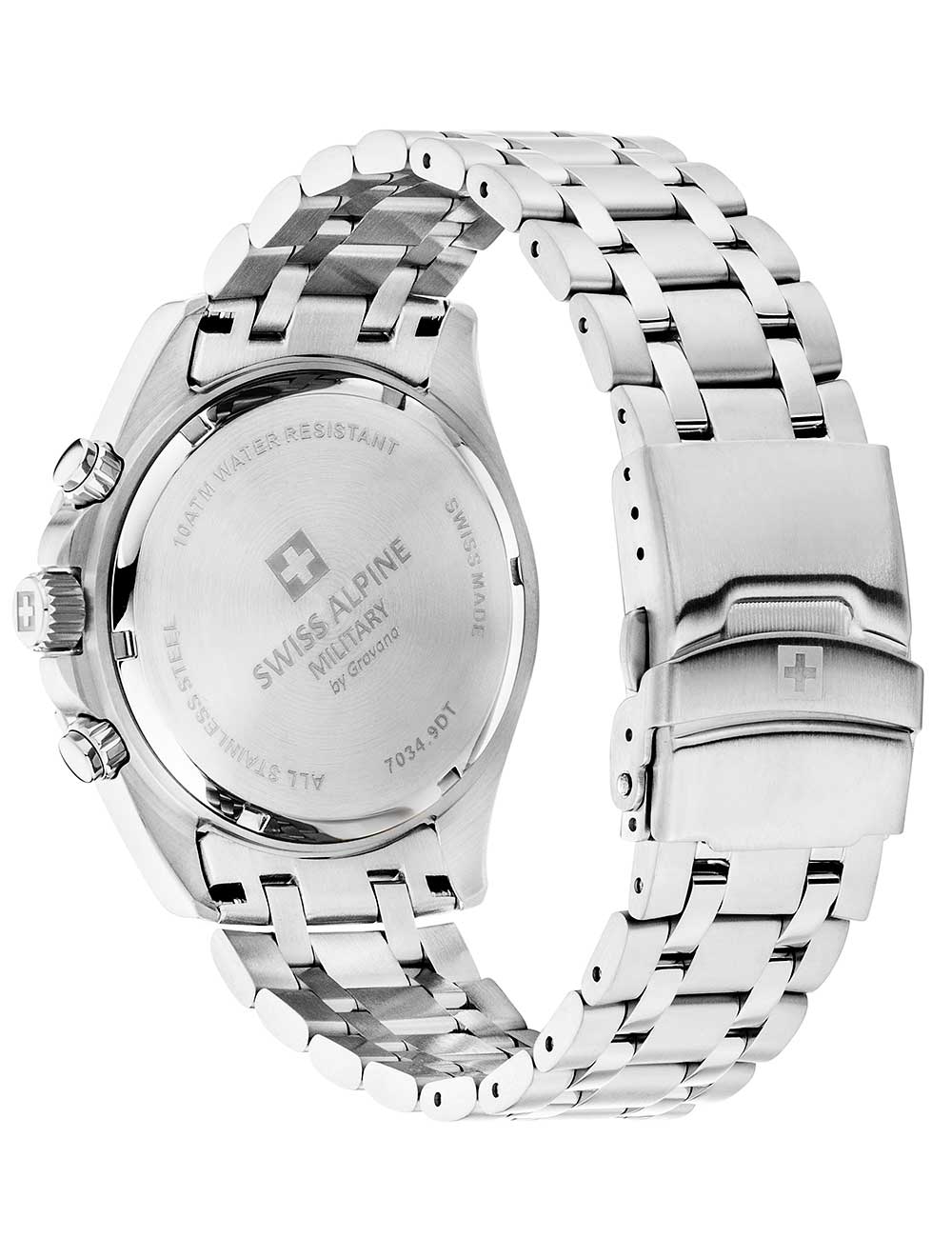 SWISS ALPINE MILITARY 7034-9138 Chronograph Armbanduhr 46 mm ansicht-2