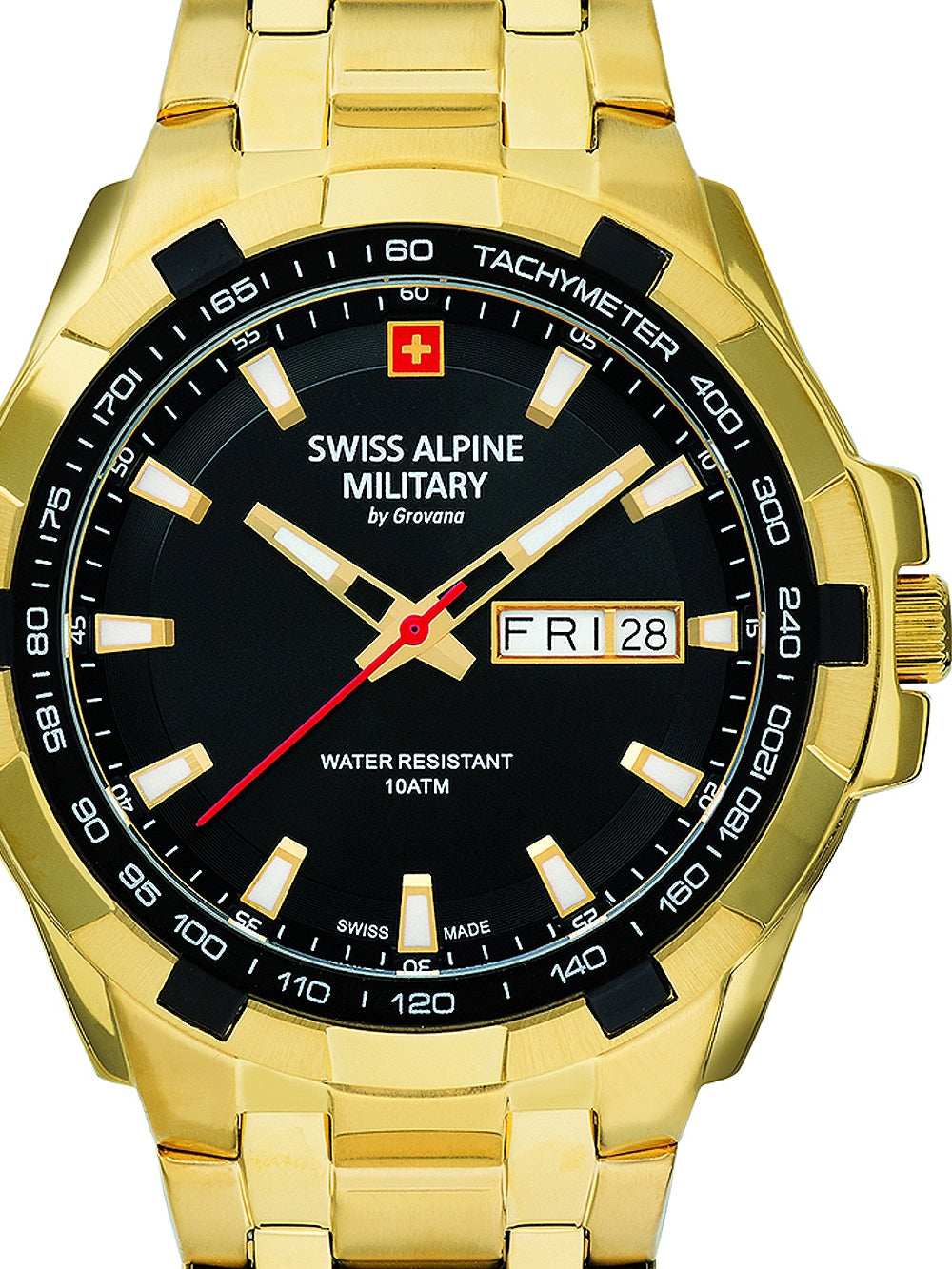 SWISS ALPINE MILITARY 7043-1117 Analoguhr Armbanduhr 36 mm ansicht-3