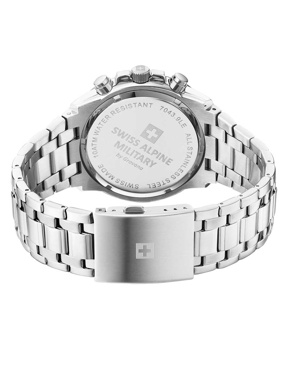 SWISS ALPINE MILITARY 7043-9134 Chronograph Armbanduhr 46 mm ansicht-3