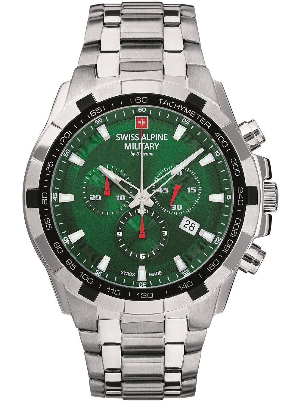 SWISS ALPINE MILITARY 7043-9134 Chronograph Armbanduhr 46 mm