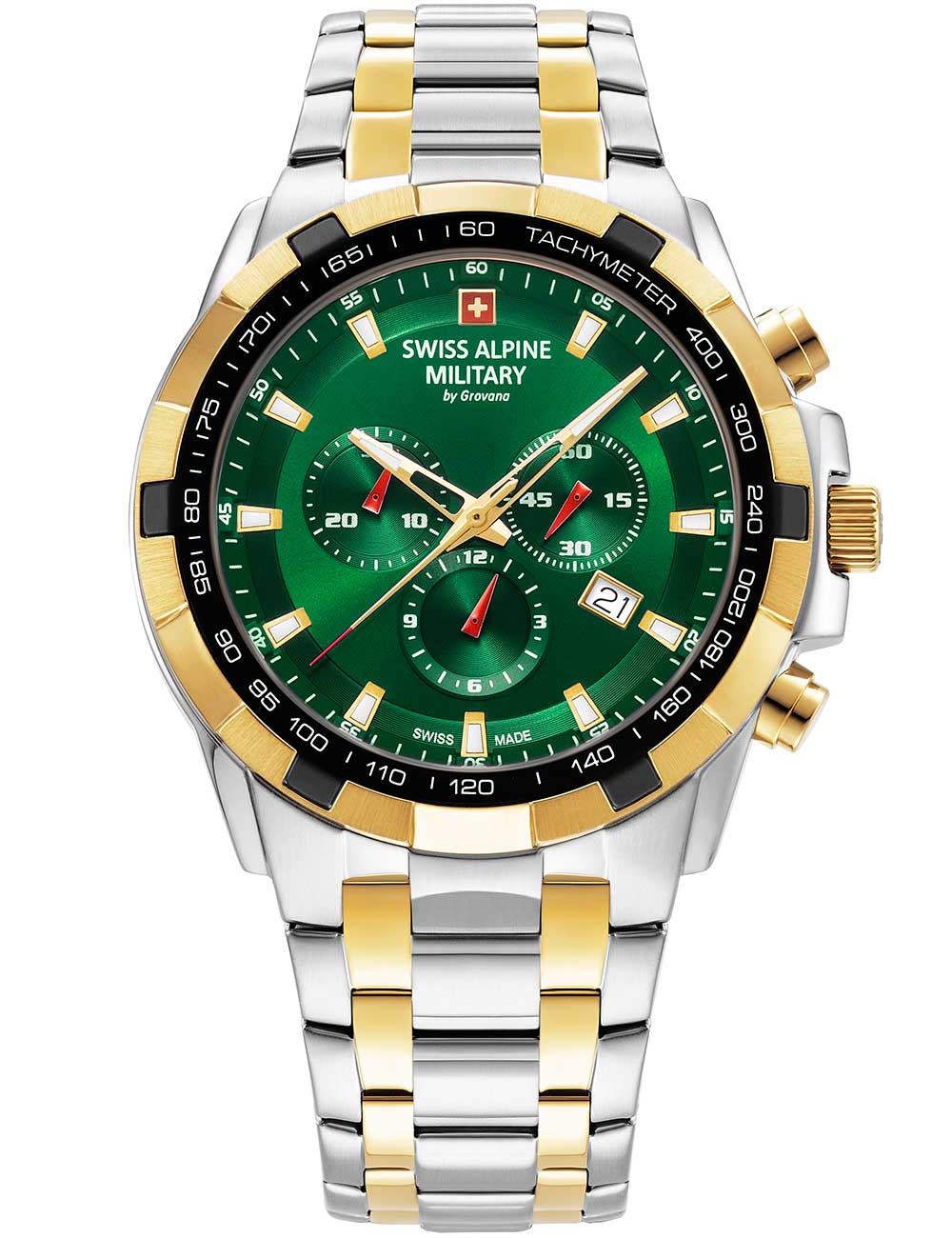 SWISS ALPINE MILITARY 7043-9144 Chronograph Armbanduhr 46 mm