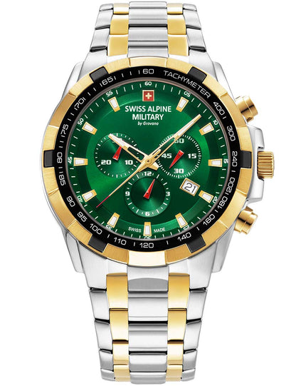 SWISS ALPINE MILITARY 7043-9144 Chronograph Armbanduhr 46 mm