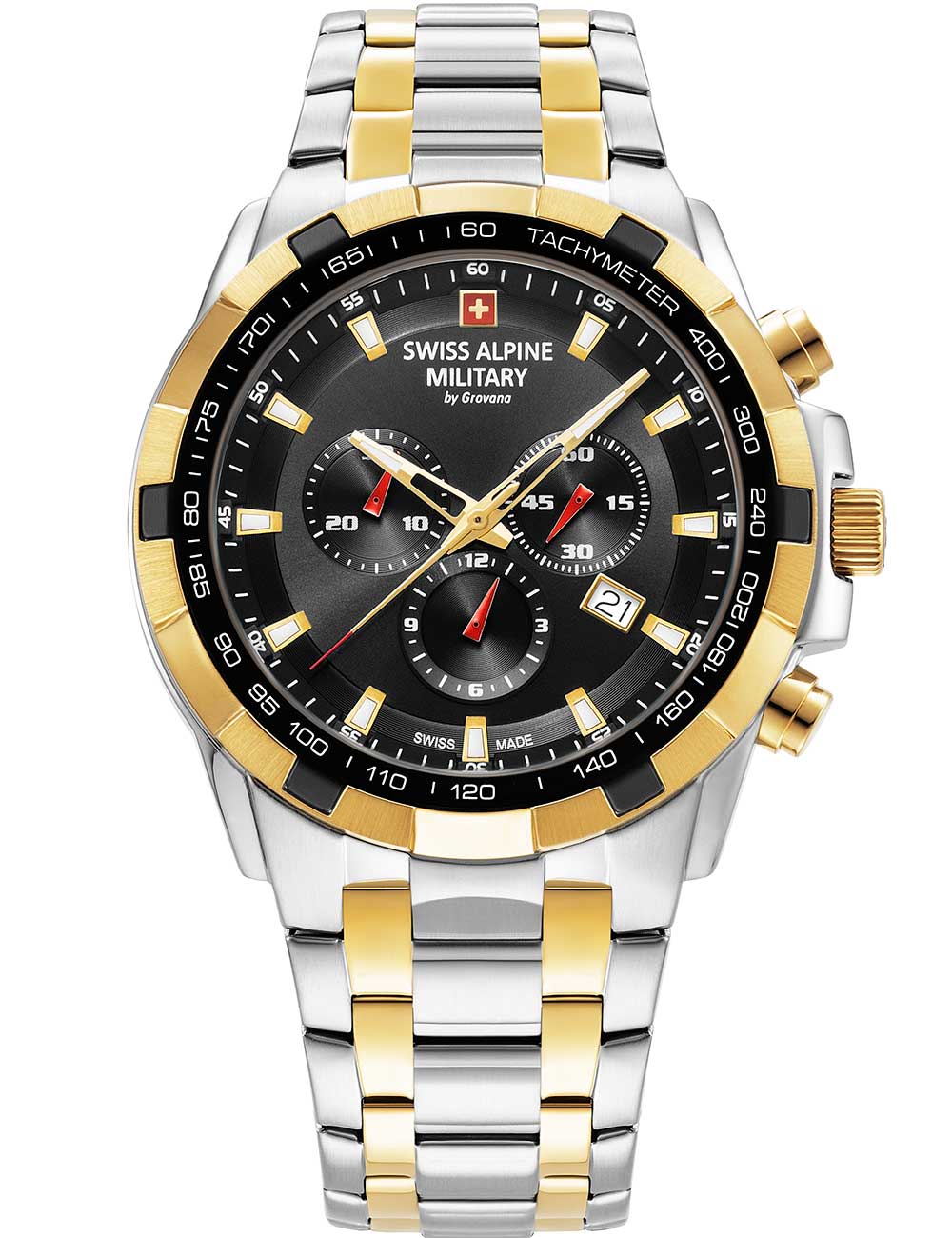 SWISS ALPINE MILITARY 7043-9147 Chronograph Armbanduhr 46 mm